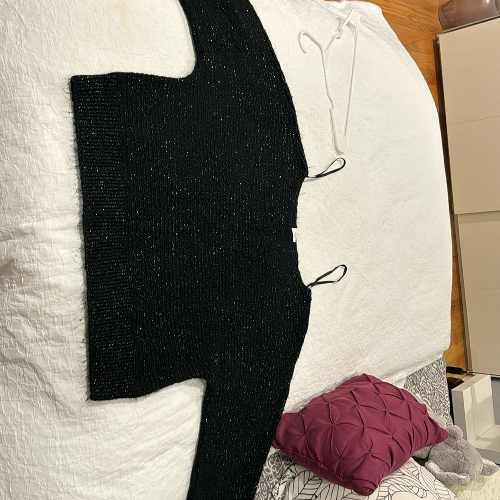 Black sparkling jumper